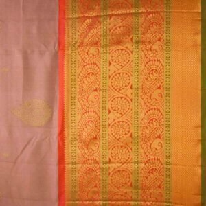 Brown Kanchipuram Silk Saree