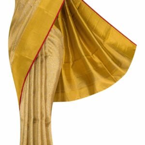 Gold Kanchipuram Tissue Silk Saree(2)