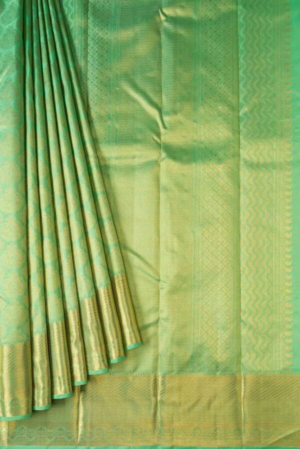 Green Kanchipuram Silk Saree Green Kanchipuram Silk Saree