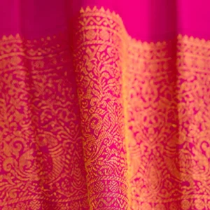 Green Kanchipuram Silk Saree - Image 6