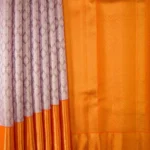 Lavender Kanchipuram Tissue Silk Saree
