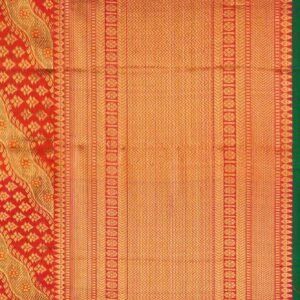 Orange Kanchipuram Silk Saree(6)