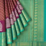Purple Kanchipuram Silk Saree