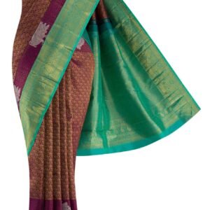Purple Kanchipuram Silk Saree(2)