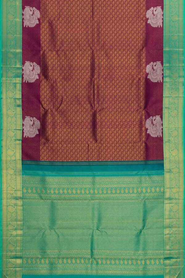Purple Kanchipuram Silk Saree(5)