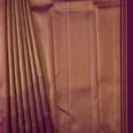 Magenta Dual Tone Kanchipuram Tissue Silk Saree