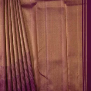 Magenta Dual Tone Kanchipuram Tissue Silk Saree
