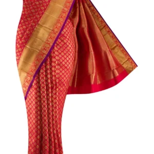 red sharee(