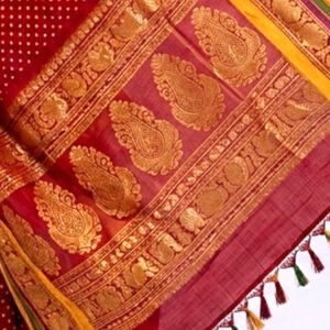 Traditional Chettinad Cotton Saree - Image 3